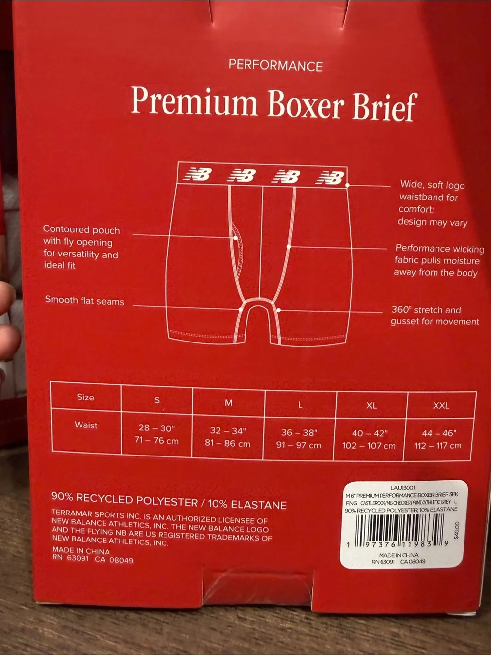 New Balance athletic mesh Gray Boxer Briefs 3-Pack high performance new
